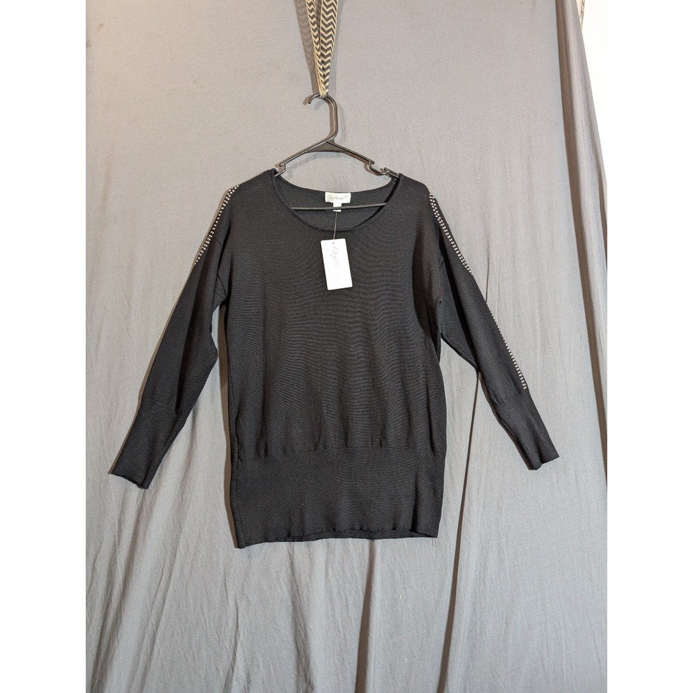 Questions? Long‎ Sleeve tunic sweater Size Small Color Black